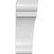 Ekena Millwork 3 1/2-in. W x 10-in. D x 10-in. H Olympic Architectural Grade PVC Knee Brace BRCP035X10X10OLY - alternate 6